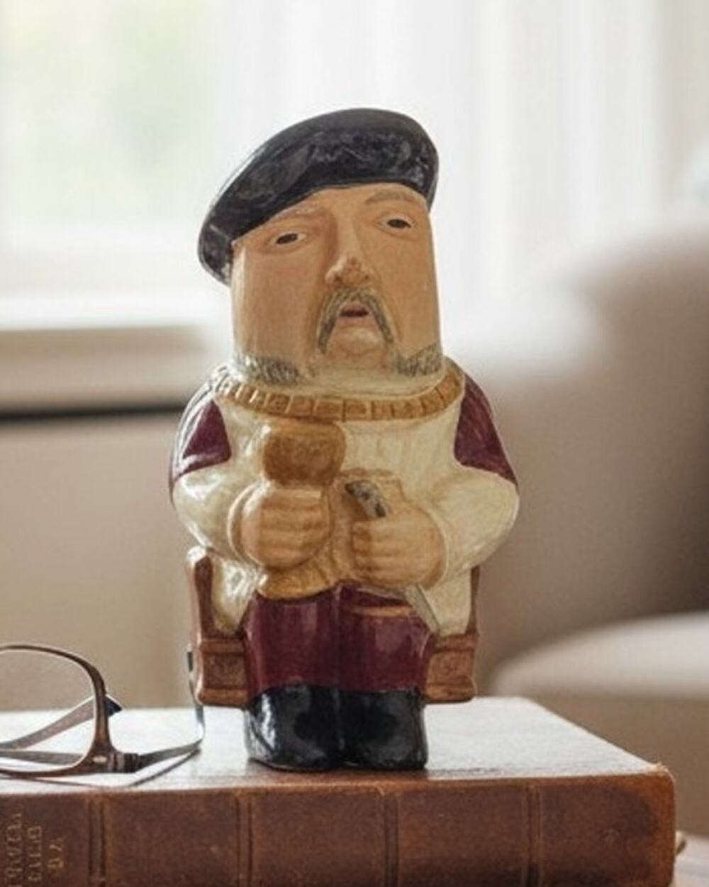 Shorter & Son King Henry VIII Toby Jug 5" Staffordshire England Vintage